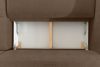 BLUME Modernes Ecksofa aus Chenille-Stoff rechts braun braun - Foto 13