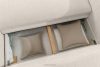 BLUME Modernes Ecksofa aus Chenille-Stoff rechts ecru ecru - Foto 14