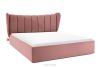 GIZO Polsterbett im Muschel-Design mit Bettkasten 180 cm rosa rosa - Foto 1