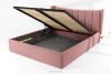 GIZO Polsterbett im Muschel-Design mit Bettkasten 180 cm rosa rosa - Foto 13