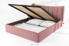 GIZO Polsterbett im Muschel-Design mit Bettkasten 180 cm rosa rosa - Foto 14