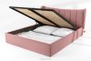 GIZO Polsterbett im Muschel-Design mit Bettkasten 200 cm rosa rosa - Foto 15