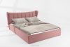 GIZO Polsterbett im Muschel-Design mit Bettkasten 200 cm rosa rosa - Foto 2