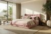 GIZO Polsterbett im Muschel-Design mit Bettkasten 200 cm rosa rosa - Foto 16