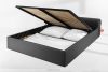 LUNEO Japandi-Polsterbett mit Bettkasten 160 cm anthrazit anthrazit - Foto 15