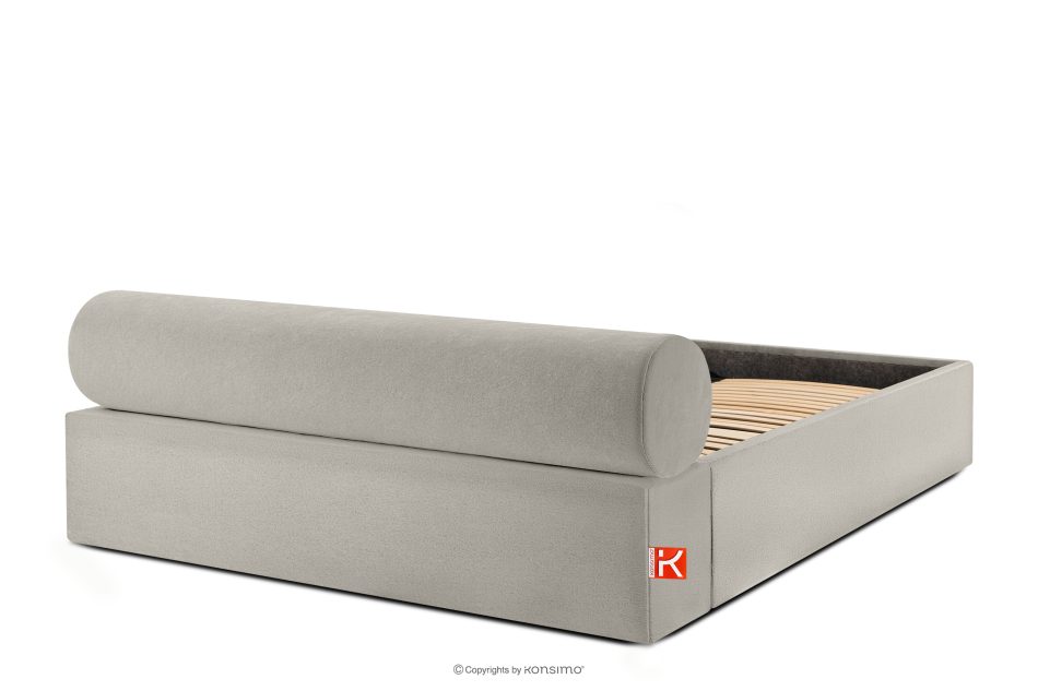LUNEO Japandi-Polsterbett mit Bettkasten 160 cm cremefarben cremefarben - Foto 5