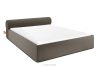 LUNEO Japandi-Polsterbett mit Bettkasten 160 cm braun braun - Foto 1