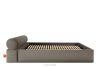 LUNEO Japandi-Polsterbett mit Bettkasten 160 cm braun braun - Foto 5