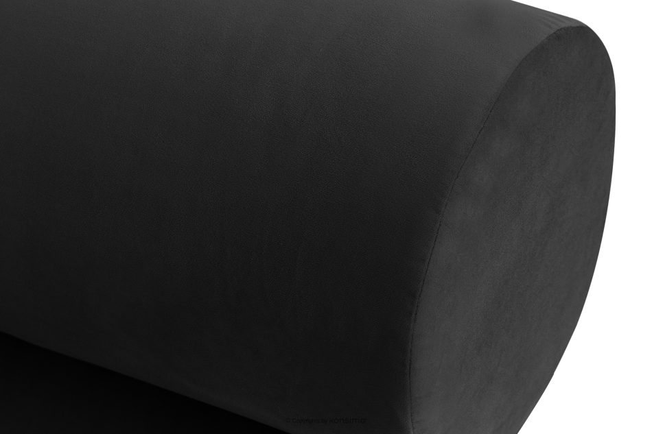 LUNEO Polsterbett Japandi mit Bettkasten 180 cm schwarz schwarz - Foto 7