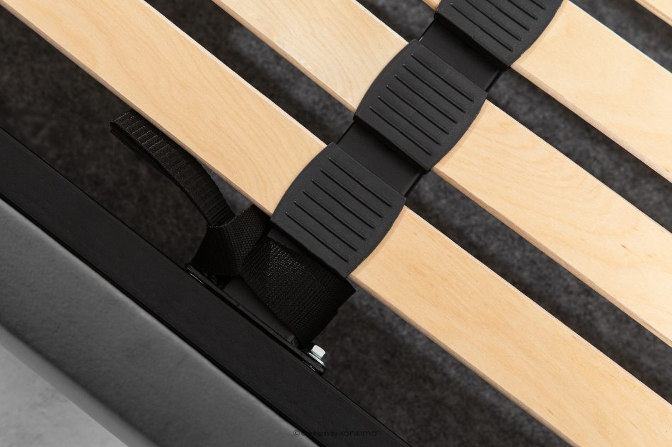 LUNEO Polsterbett Japandi mit Bettkasten 180 cm anthrazit anthrazit - Foto 11