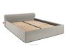 LUNEO Polsterbett Japandi mit Bettkasten 180 cm cremefarben cremefarben - Foto 3
