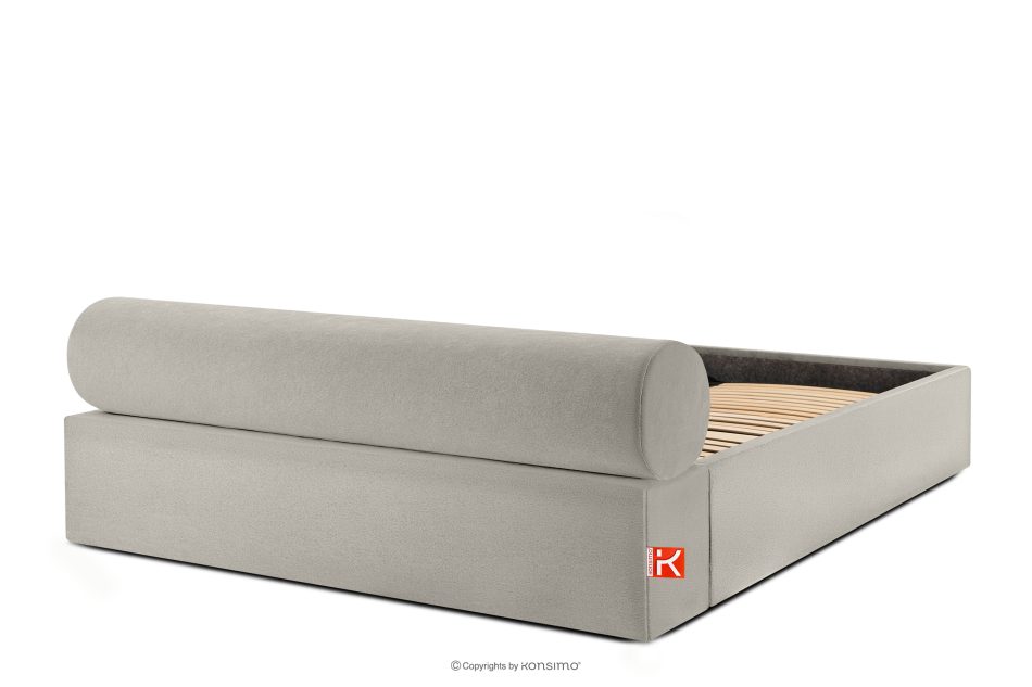LUNEO Polsterbett Japandi mit Bettkasten 180 cm cremefarben cremefarben - Foto 5