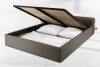 LUNEO Polsterbett Japandi mit Bettkasten 180 cm braun braun - Foto 15
