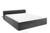 LUNEO Japandi-Polsterbett mit Bettkasten 200 cm anthrazit anthrazit - Foto 1