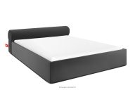 Japandi-Polsterbett mit Bettkasten 200 cm anthrazit