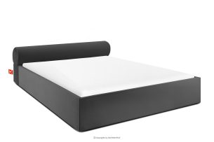 LUNEO, https://konsimo.de/kollektion/luneo/ Japandi-Polsterbett mit Bettkasten 200 cm anthrazit anthrazit - Foto