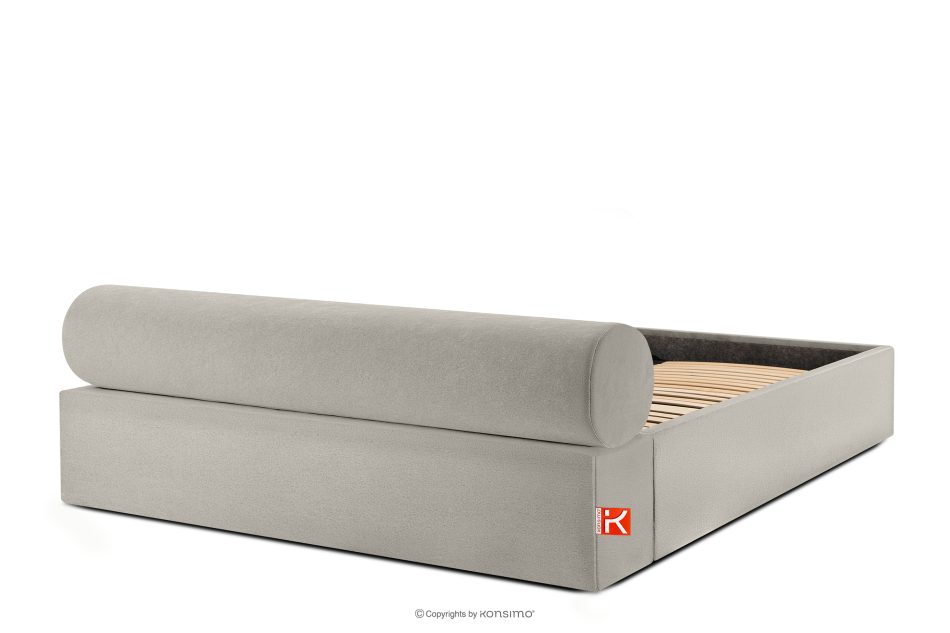 LUNEO Japandi-Polsterbett mit Bettkasten 200 cm cremefarben cremefarben - Foto 5