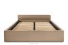 LUNEO Japandi-Polsterbett mit Bettkasten 200 cm dunkelbeige dunkelbeige - Foto 4
