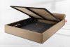 LUNEO Japandi-Polsterbett mit Bettkasten 200 cm dunkelbeige dunkelbeige - Foto 14