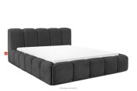 Polsterbett mit Bettkasten 160 cm anthrazit