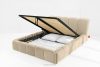 OLMIRA Polsterbett mit Bettkasten 160 cm beige beige - Foto 14