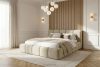 OLMIRA Polsterbett mit Bettkasten 160 cm beige beige - Foto 15