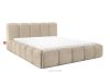 OLMIRA Polsterbett mit Bettkasten 160 cm graubeige graubeige - Foto 1