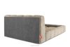 OLMIRA Polsterbett mit Bettkasten 160 cm graubeige graubeige - Foto 6