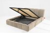 OLMIRA Polsterbett mit Bettkasten 160 cm graubeige graubeige - Foto 13