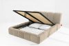 OLMIRA Polsterbett mit Bettkasten 160 cm graubeige graubeige - Foto 14