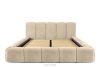 OLMIRA Polsterbett mit Bettkasten 180 cm beige beige - Foto 4
