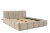OLMIRA Polsterbett mit Bettkasten 180 cm graubeige graubeige - Foto 3