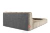 OLMIRA Polsterbett mit Bettkasten 180 cm graubeige graubeige - Foto 6