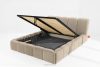 OLMIRA Polsterbett mit Bettkasten 180 cm graubeige graubeige - Foto 13