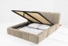 OLMIRA Polsterbett mit Bettkasten 180 cm graubeige graubeige - Foto 14