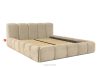 OLMIRA Polsterbett mit Bettkasten 200 cm beige beige - Foto 3