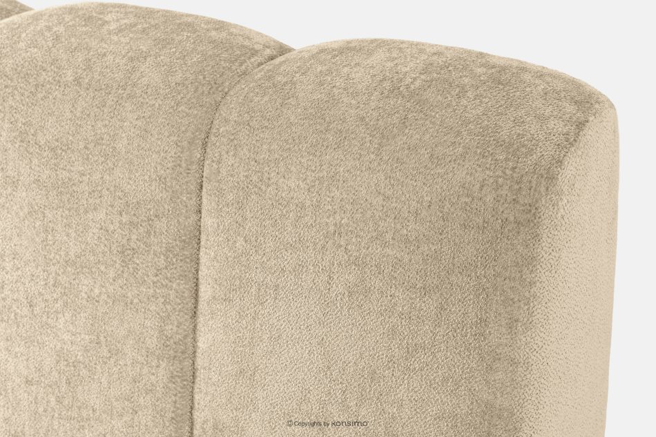OLMIRA Polsterbett mit Bettkasten 200 cm beige beige - Foto 6