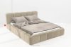 OLMIRA Polsterbett mit Bettkasten 200 cm graubeige graubeige - Foto 2