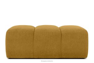 FLAVA, https://konsimo.de/kollektion/flava/ Gesteppter Retro Modern Sitzhocker in Honig Honigfarben - Foto