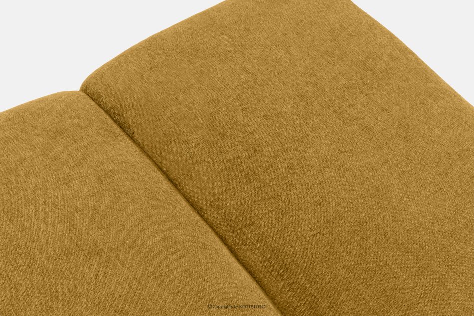 FLAVA Gesteppter Retro Modern Sitzhocker in Honig Honigfarben - Foto 3