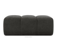 Gesteppter Retro Modern Sitzhocker in Graphit