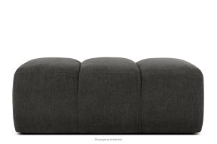 FLAVA, https://konsimo.de/kollektion/flava/ Gesteppter Retro Modern Sitzhocker in Graphit Graphit - Foto