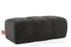 FLAVA Gesteppter Retro Modern Sitzhocker in Graphit Graphit - Foto 3