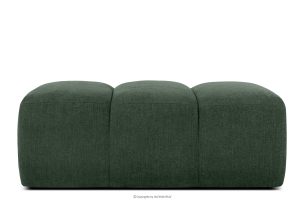 FLAVA, https://konsimo.de/kollektion/flava/ Gesteppter Retro Modern Sitzhocker in Dunkelgrün Dunkelgrün - Foto