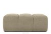 Gesteppter Retro Modern Sitzhocker in Sand
