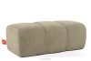 FLAVA Gesteppter Retro Modern Sitzhocker in Sand Sandfarben - Foto 3