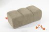 FLAVA Gesteppter Retro Modern Sitzhocker in Sand Sandfarben - Foto 2