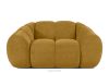 FLAVA Gesteppter Retro Modern Sessel in Honig Honigfarben - Foto 1