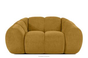 FLAVA, https://konsimo.de/kollektion/flava/ Gesteppter Retro Modern Sessel in Honig Honigfarben - Foto