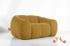 FLAVA Gesteppter Retro Modern Sessel in Honig Honigfarben - Foto 10